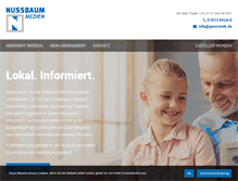 Tablet Screenshot of nussbaum-lesen.de